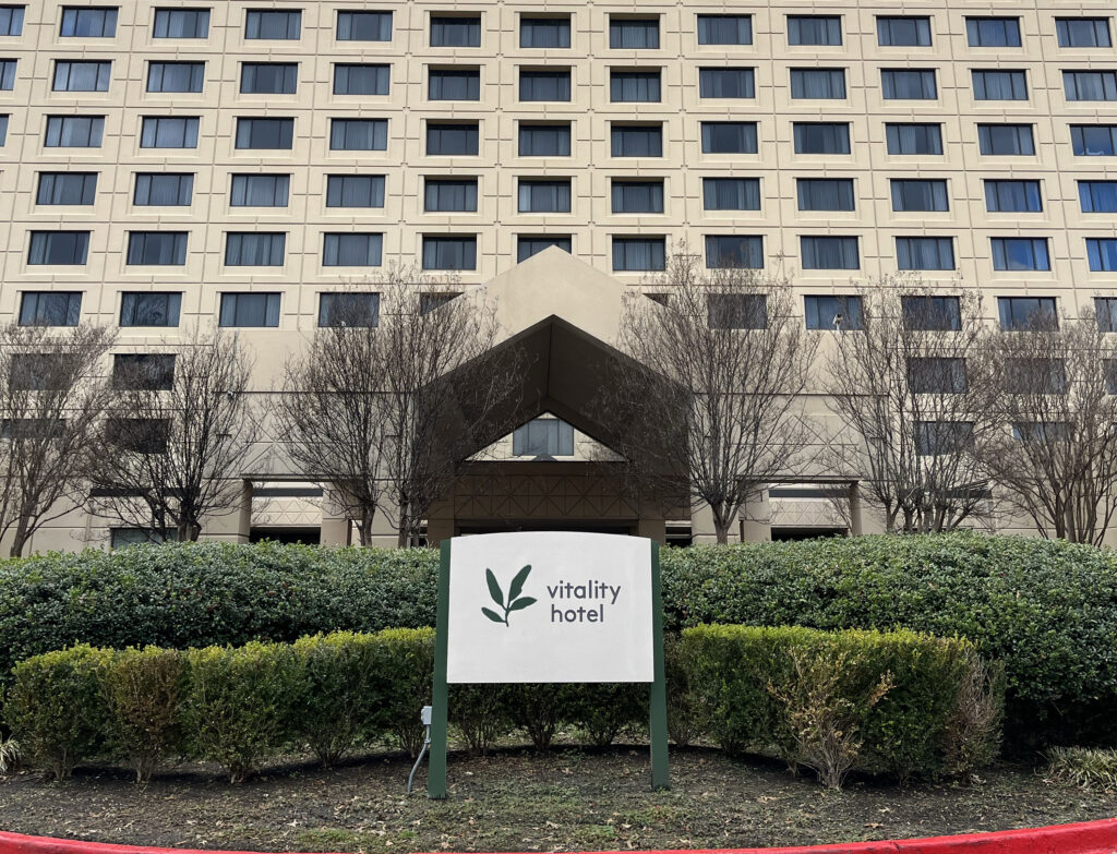 A photo of the Vitality Hotel in Memphis, TN, MFM's new home!